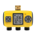 3 Zone Sprinkler Timer for Garden Hose, Brass Inlet Yard Irrigation | Programmable Auto & Manual Water Timer with LCD
