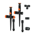 RESTMO Sprinklers for Yard, Above Ground Irrigation Garden Sprinkler System | Adjustable Spray Range, DIY Above Ground