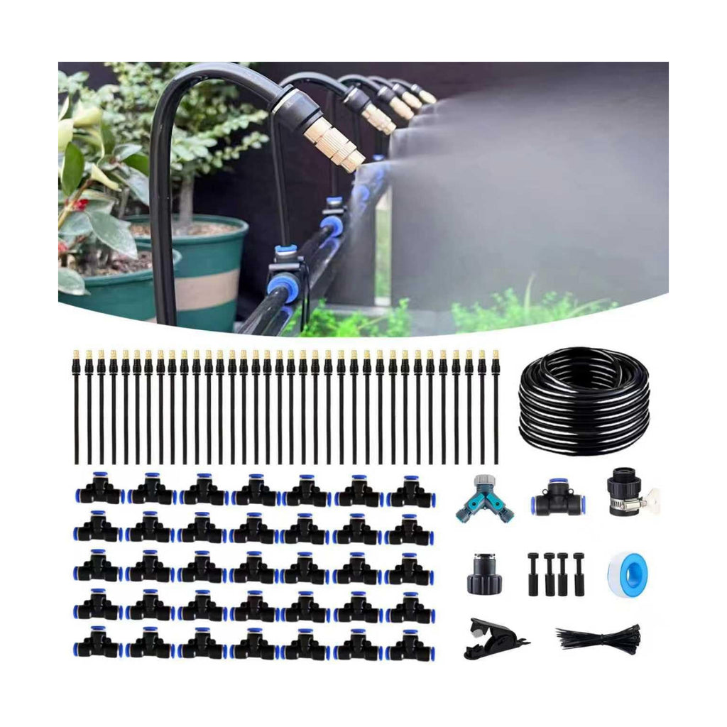 131FT Drip Irrigation Kit, Automatic Garden Watering System with Tool-Free Quick Connectors, 360° Bending Drippers &