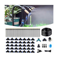 131FT Drip Irrigation Kit, Automatic Garden Watering System with Tool-Free Quick Connectors, 360° Bending Drippers &