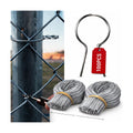 Premium Heavy Duty Round T Post Clips 100 Pack Galvanized Grade Steel Ties 11 Gauge for Wire Strong Hold Won’t Time