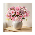 Homsunny Artificial Fake Fall Flowers for Outdoor Indoor Decoration