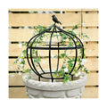 aboxoo Sturdy Metal Garden Obelisk Trellis, 11.5"x11.5"x18" Plant Support | Easily-assembled support for topiaries &