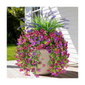 Artificial Fake Hanging Flowers Plants for Outdoor Outside Decoration