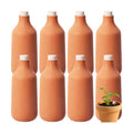 8 Pcs Ollas Terracotta Watering Pots Self Watering Planter Insert Terracotta Globes Clay for Indoor Outdoor Plants (12