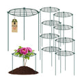 TTQ 8 Pack 12 x 15.7 inch Peony Cages and Supports,Metal Grow Through Plant Supports for Outdoor Plants,Flowers Support