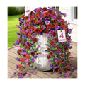 Alupssuc 4PCS Artificial Hanging Flowers UV Resistant Silk Daisy, 4 Colors