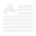 80PCS 1/2 inch PVC Greenhouse Clips Plastic Greenhouse Clamps | Plastic Clamps Garden Buildings Tube Clips for PVC Pipe
