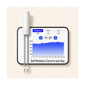 Leave in Soil Moisture Meter, Long Term in Soil Monitoring, Soil Temperature, Sunlight Level Indicator (Full