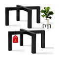 12" Metal Plant Stand Indoor Outdoor, 2 Pack, Heavy Duty Pot Risers