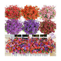 SHareconn 24 Bundles Artificial Flowers for Outdoors UV Resistant Decor