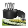 Bluepro Landscape Edging, 4 Inch 33 ft Garden Edging Border Kit with 50 Steel Stakes (Strong) & Reinforced Design