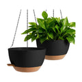 13-inch Oversized Hanging Planter Set of Two,Planters for Indoor and Outdoor Plants.Place Plant pots Across Diverse