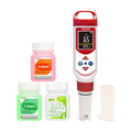 pH EC Meter for Hydroponic, Digital pH TDS EC ppm Tester | Color Screen Display, High Accuracy pH Pen Probe for