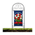 Garden Flag Holder Stand Yard Flag Holder Metal Flag Stand Outdoor Flag Pole Holder for Outside House Seasonal Garden