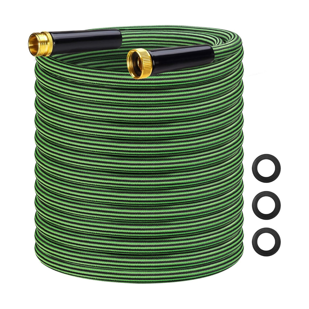Garden Hose 75 ft Flexible Non-Expandable Water Hose Kink-Free Ultra Lightweight Leak-Proof Durable Portable
