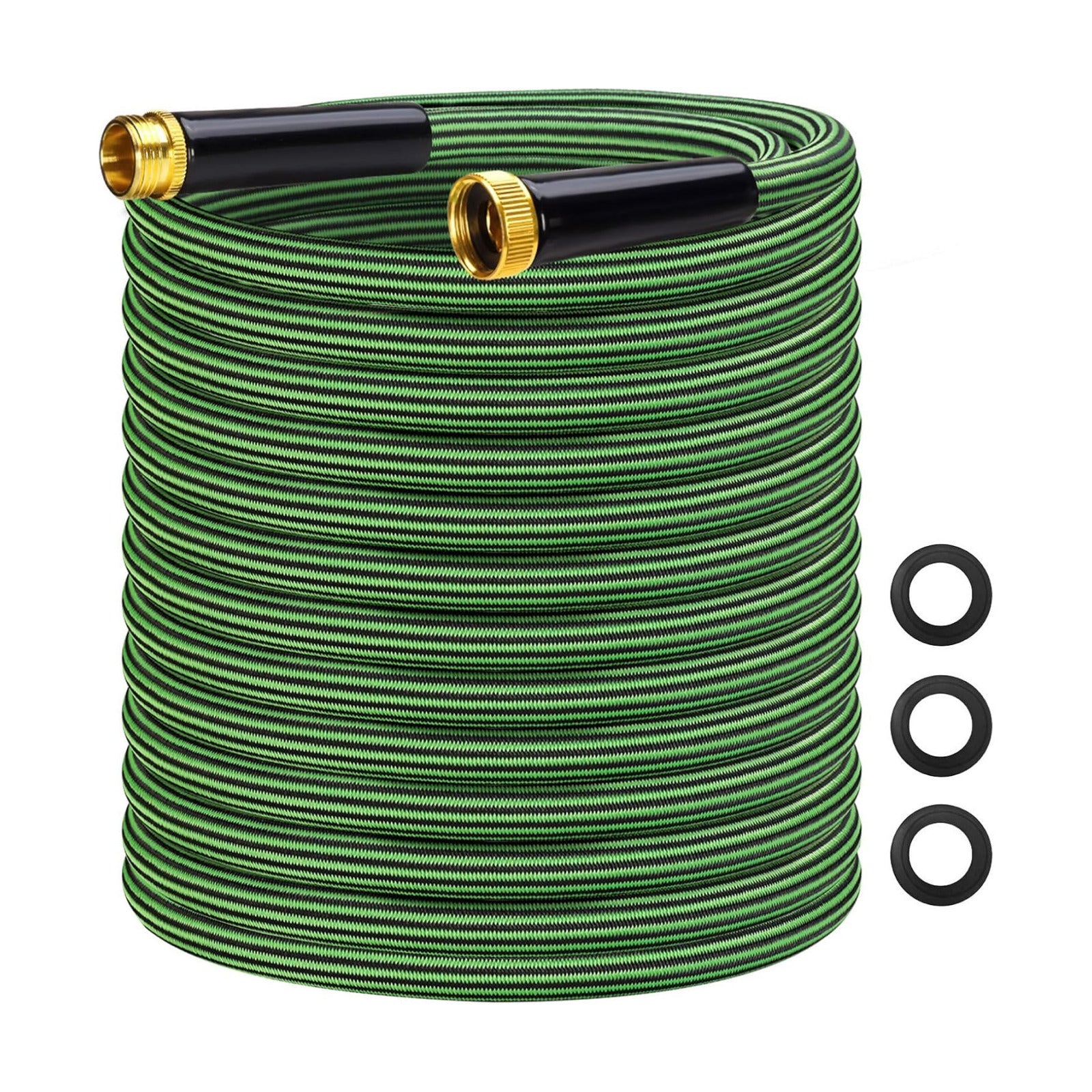 Garden Hose 75 ft Flexible Non-Expandable Water Hose Kink-Free Ultra Lightweight Leak-Proof Durable Portable