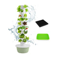 Vertical Hydroponic Growing System – Indoor & Outdoor Herb Garden Tower, 36 Plant Pods with Timer, Smart Automated