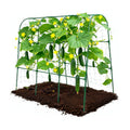 47''X47''Cucumber Trellis, Garden Trellis U-Shape Plant Support for Climbing Plants Metel Arch with Netting for Raised