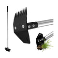 Weed Puller Tool with Long Handle, Manual Weed Remover Tool, 2 in 1 Weed Rake&Grabber and Garden Hoe, Dandelion