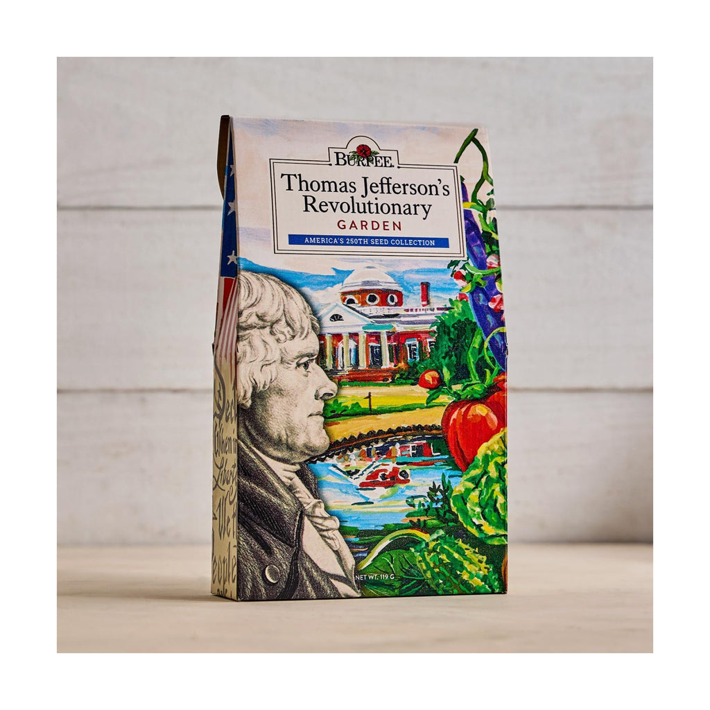 Burpee 'Thomas Jefferson’s Revolutionary Garden' Seed Collection – 8 Heritage Vegetable & Flower Varieties with Plant