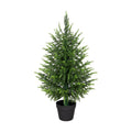 3ft UV Resistant Norfolk Pine Christmas Tree with Soft Real Touch Leaves, 36in Lifelike Faux Norfolk Pine Tree, Artificial Topiary Pine Tree for Patio Porch Christmas Decor