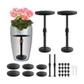 2 Pack Adjustable Height Plant Risers for Inside Pots 12-21" Planter Inserts with 6" 8" 10" Base Rise Planter Lift