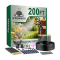 Drip Irrigation System, 2026-Upgrade 200Ft 1/4" Garden Watering System with 40 Pcs 360° Adjustable Copper Nozzles, DIY