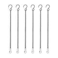 M METERXITY 6-Pack Chain for Hanging Plants 30cm/12in Iron Black