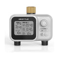[All-New 2027] 2 Zone Ball Valve Sprinkler Timer Brass Inlet, Low-Pressure Starts at Zero Pressure, Unistyle Water