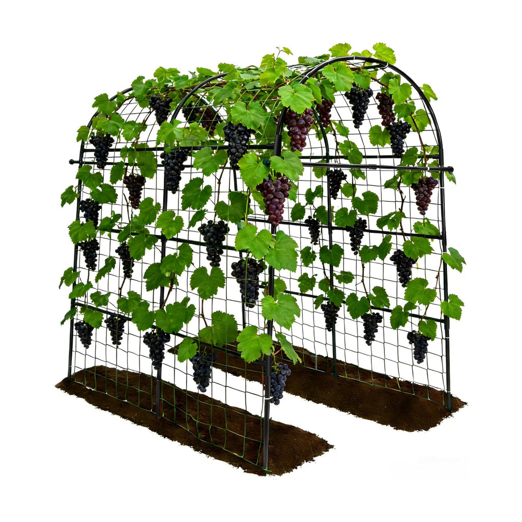 Garden Arch Trellis for Climbing Plants Outdoor - 83" H*71" W*43" L Large Rustproof Garden Trellis, Heavy Duty Grape