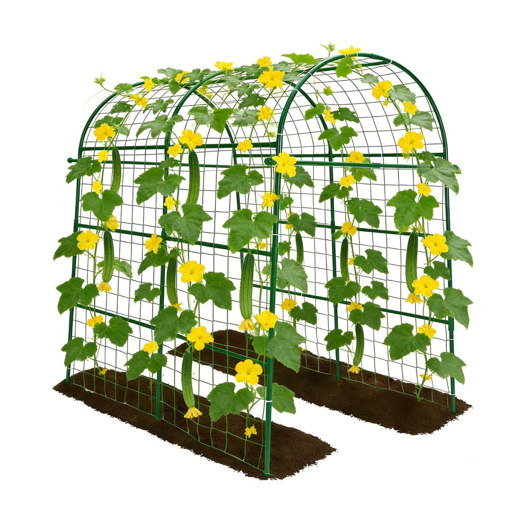 Garden Arch Trellis for Climbing Plants Outdoor - 83" H*71" W*43" L Large Rustproof Garden Trellis, Heavy Duty Grape