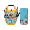 KUNN 5 Gallon Garden Bucket Tool Organizer & Kneeling Pad Set, 18-Pocket Heavy Duty Garden Caddy with Hangable Handle
