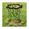 25" Peony Cages and Supports Elegant Modern Flower Support Stakes | Elegant Plant Support Ring for Peonies & Dahlias