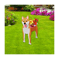 Shiba Inu Dog Planter Pots, Animal Shaped Flower Pot | Cute Plant Gift for Women and Pet Lovers, Indoor Outdoor Garden