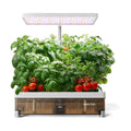 Hydroponics Growing System 13 Pods, with Dimmable Light | 4L Visible Water Tank, Adjustable Height to 12.8 in, Digital
