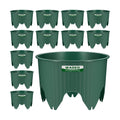 7 inch Planting Grow Rings, 12 PCS Plant Rings for Outdoor Plants, Perfect for Deep Root Watering Veggies Herbs and