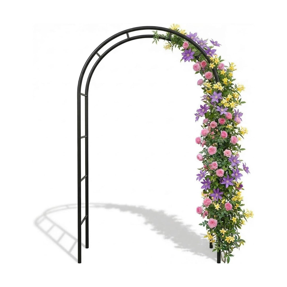 Thick Metal Garden Arch Rust-Proof Heavy Duty for Climbing Vines & Wedding