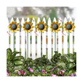 Metal Sunflower Wind Spinners,5 Pack Flower Outdoor Yard Garden Stakes | Metal Wind Spinner for Yard Stake,Patio,Lawn