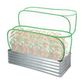 2 Pack Garden Netting Covers, 3.9X2FT Raised Bed Plant Netting, 10 Stakes | Garden Raised Bed Cover, Plant Netting