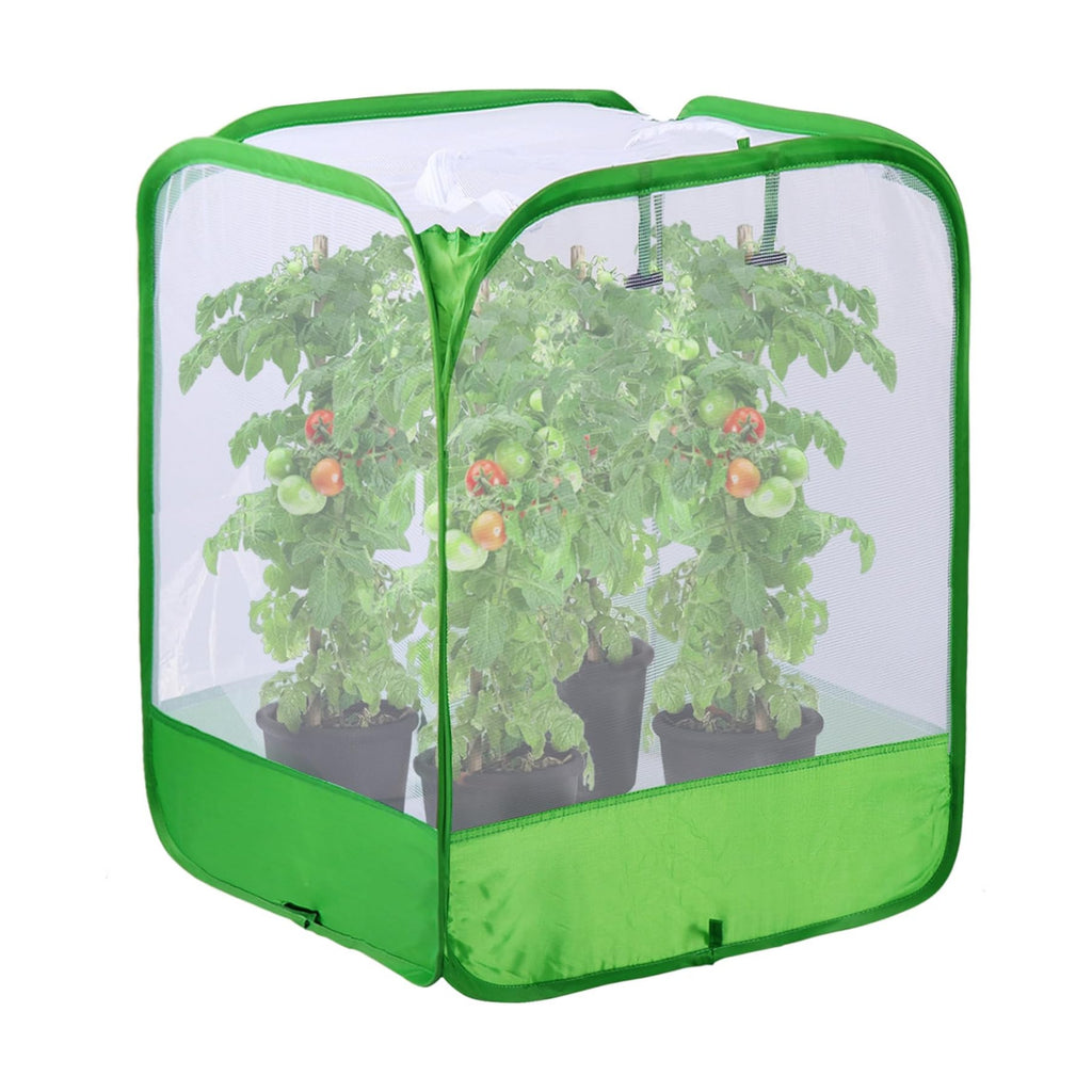 36" Large Mesh Plant Cover for Outdoor, Plant Netting Protector Garden Enclosure Cloche for Fruit, Vegetables