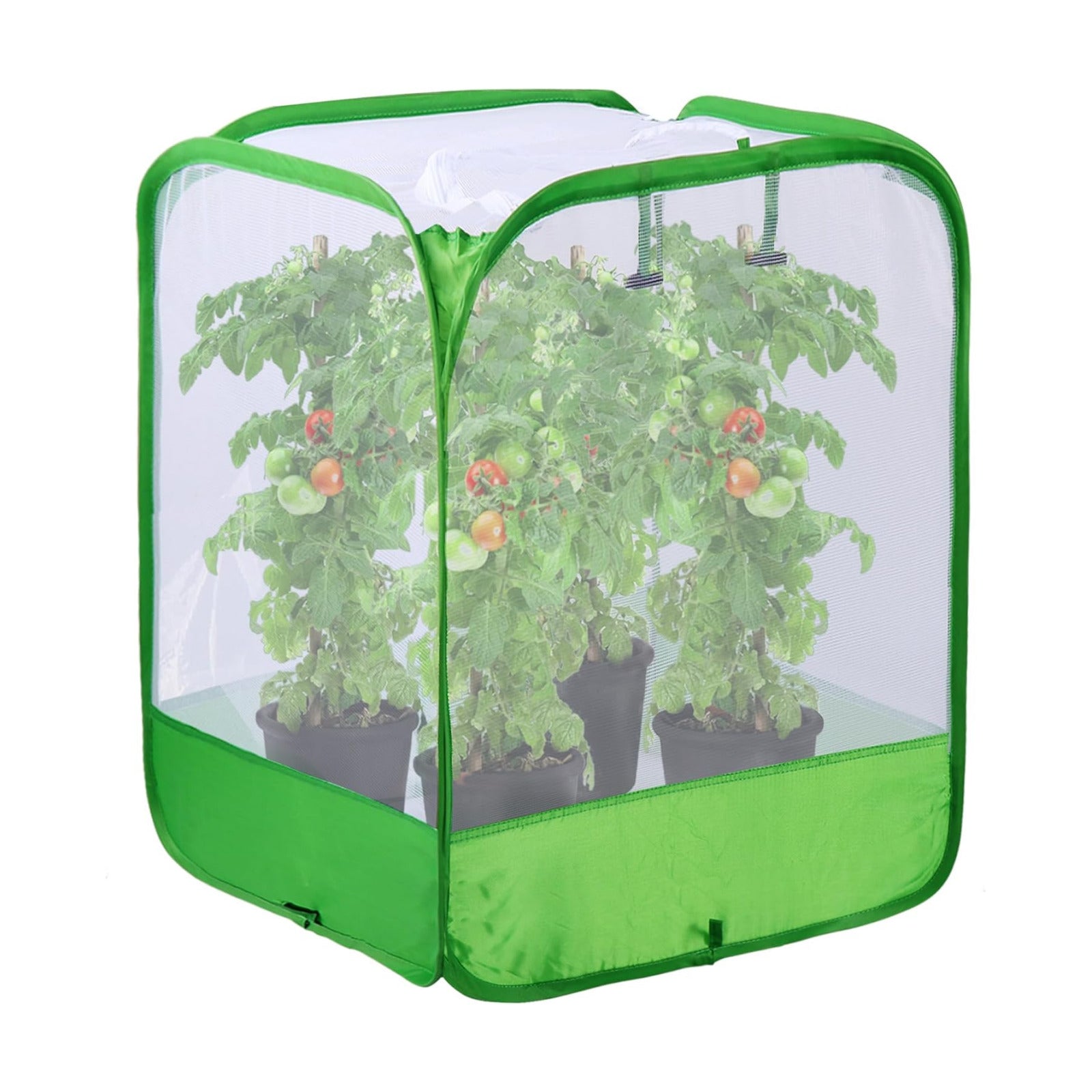 36" Large Mesh Plant Cover for Outdoor, Plant Netting Protector Garden Enclosure Cloche for Fruit, Vegetables