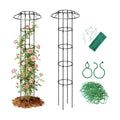 Garden Trellis for Climbing Plants Outdoor - Unique Umbrella Top Round Trellis for Indoor Potted Plant - 64" Tall
