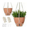 Self-Watering Hanging Planters for Indoor Plants Set 2-Piece Includes Plant Hanging Pot, Drainage-Hole Hanging Pot, and