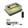54-Cell Seed Starter Tray with Full Spectrum Grow Light | Plant Germination Trays Growing Kit with Humidity Dome, Auto