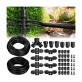 132FT Drip Irrigation Tubing Kit with 1/2 inch Drip Irrigation Tubing, 1/4 inch Irrigation Dripline, and Irrigation
