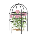1 Pcs Jardin Bird Cage Plant Support 24" H Large Sturdy Grow-Through Flower Support Peony Cage Climbing Plant Support