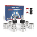 3/8" Pressure Washer Quick Connect Kit, M22-14mm Swivel Fitting | 3/8" Adapter Set, Stainless Steel 3/4" to M22 to 3/8"