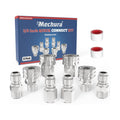 3/8" Pressure Washer Quick Connect Kit (8 Pcs) | Female and Male Swivel Fitting, Stainless Steel Adapter Set 3/8 Quick