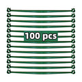 100Pcs Stake Arms for Tomato Cage, 11.8 inch Tomato Stake Connectors, Expandable Support Trellis Connectors for 11mm